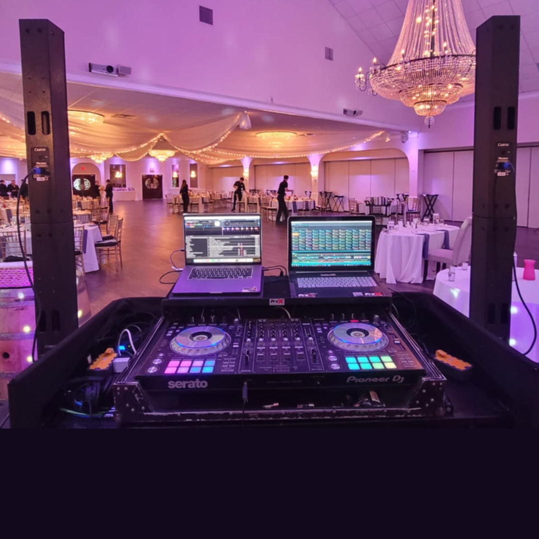 trc400a system used in wedding reception venue