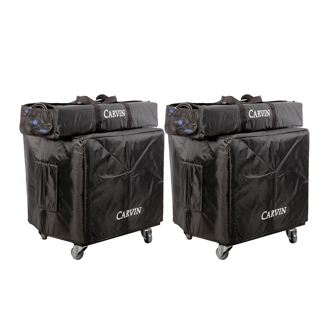 trc400a system with covers and caster wheels