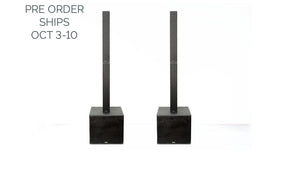  trc400a 4000w active column array system with 18-inch subwoofer