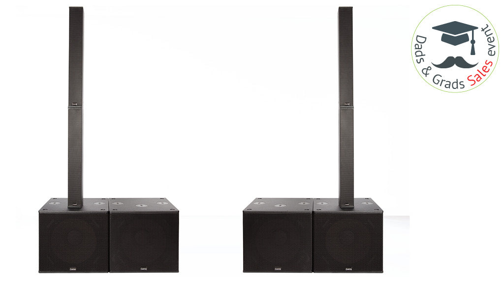 8000W active column array sound system with 18-inch subwoofer
