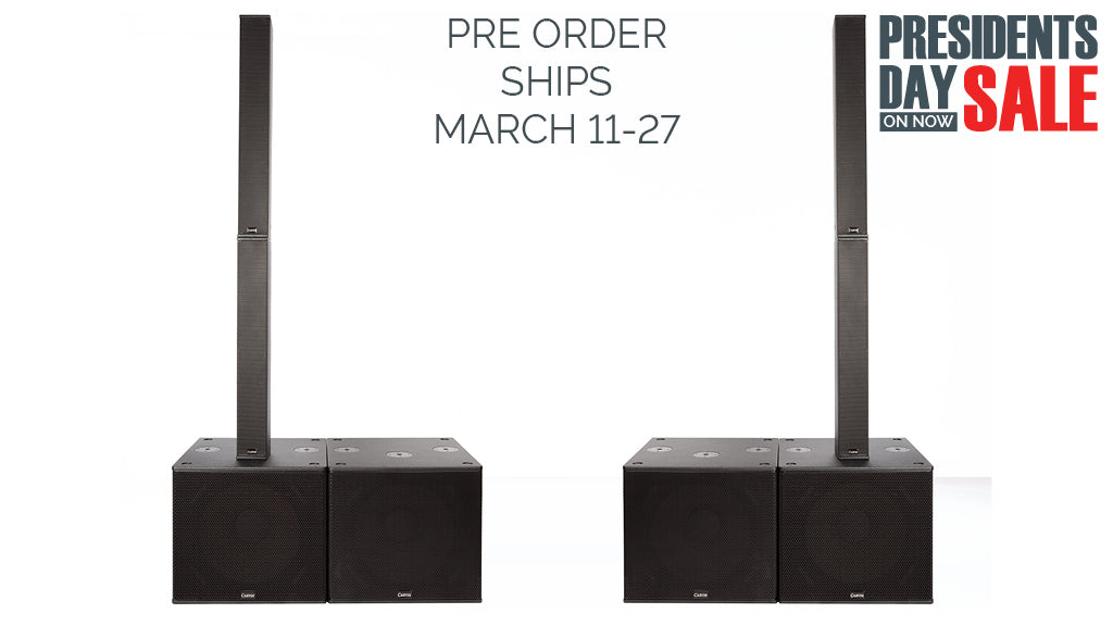 trc600a column array system preorder