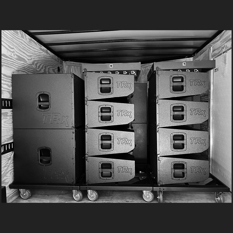 trx5000 series line array and subwoofer truck pack image