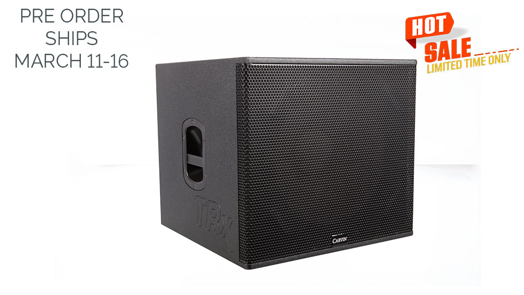 trx3118a 2000w active 18-inch subwoofer