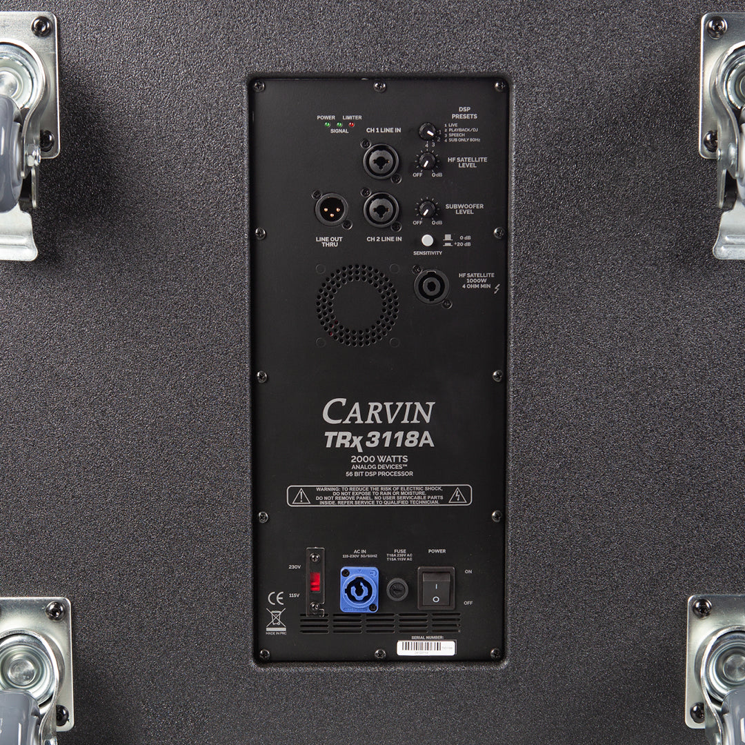 trx3118a 2000w active 18-inch subwoofer