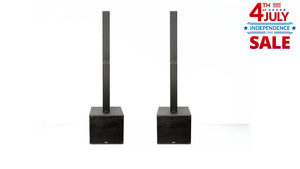 4000W active column array system with 18-inch subwoofer