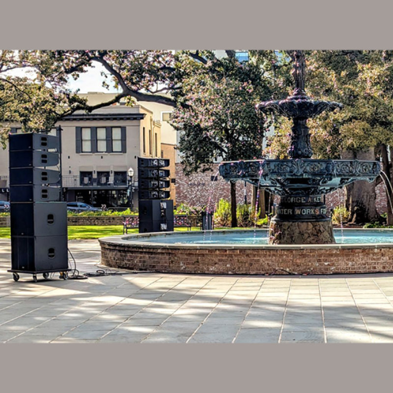 trx5000 series line array deployed for live show