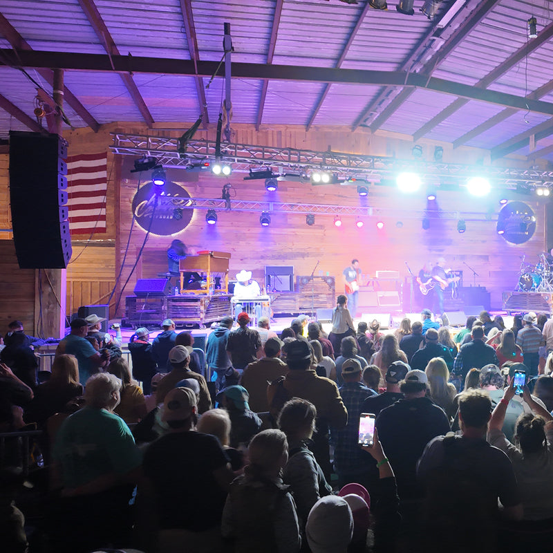 trx5000 series line array deployed for live show