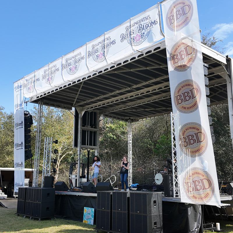 trx5000 series line array deployed for live show