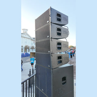 trx5000 series line array deployed for live show