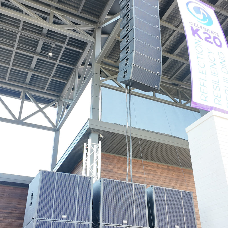 trx5000 series line array deployed for live show