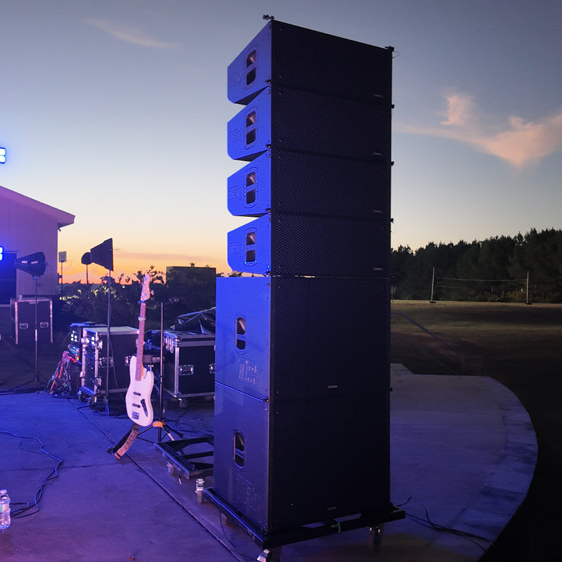 trx5000 series line array deployed for live show