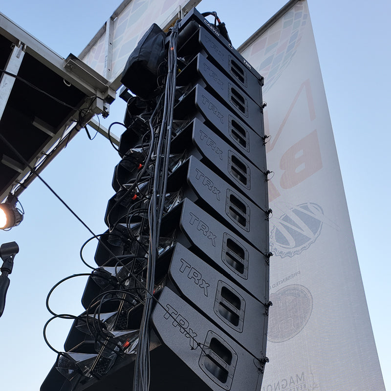 trx5000 series line array deployed for live show