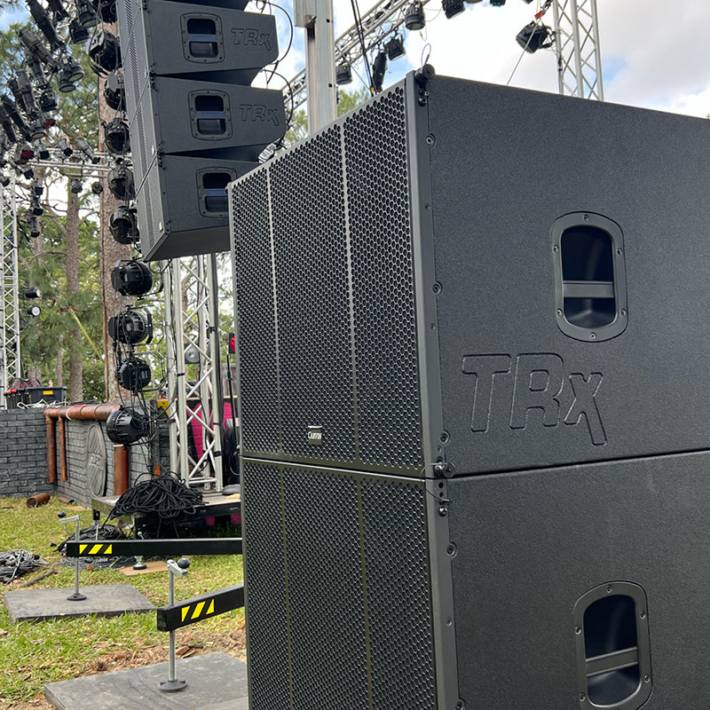 trx5000 series line array deployed for live show