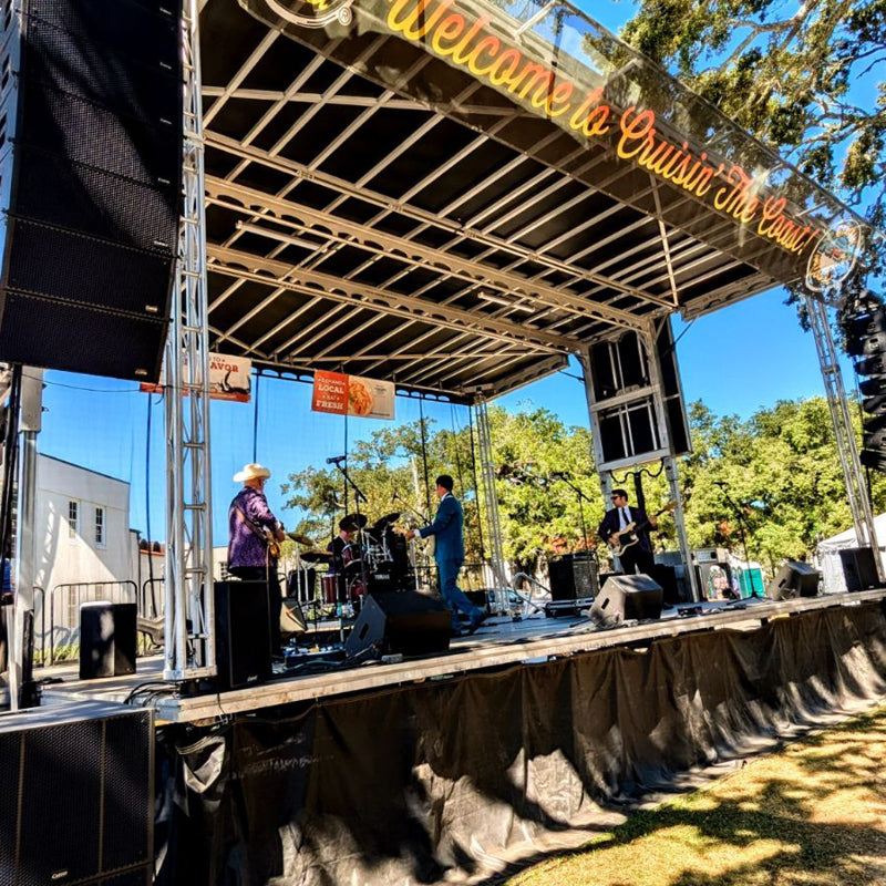 trx5000 series line array deployed for live show