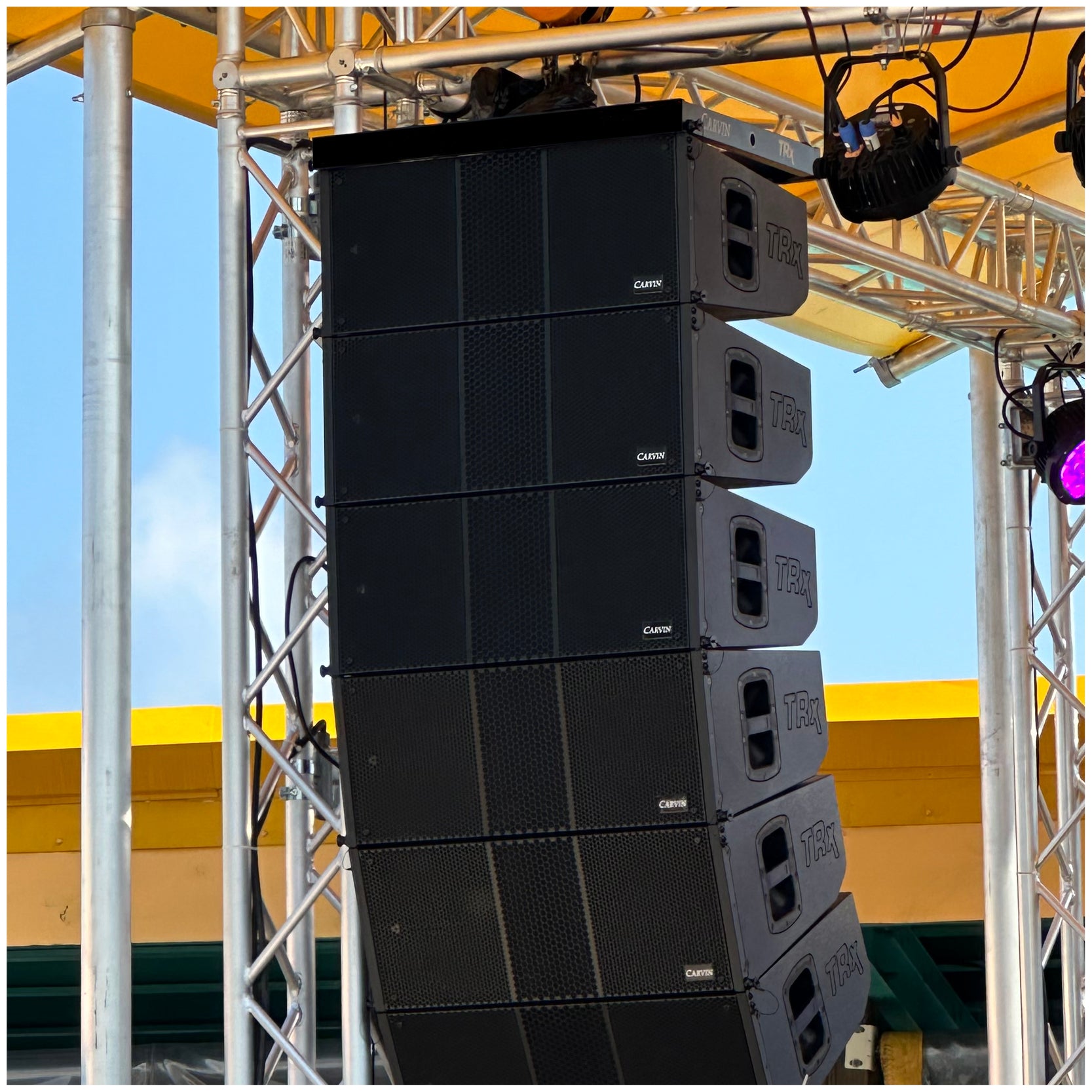 carvin line array at lulus in gulf shores al 