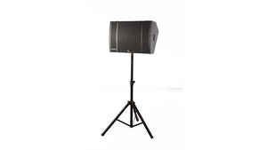 trx5115ma 1500W Co-Axial 15-inch monitor on speaker stand