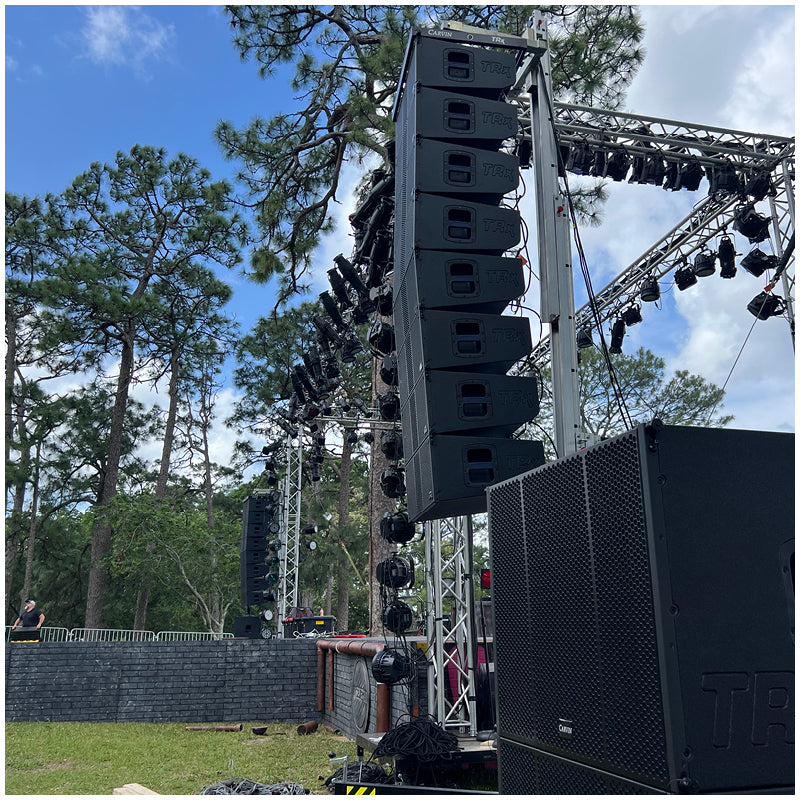 carvin trx5118a high output touring 18-inch subwoofer in use at ESRT fairhope