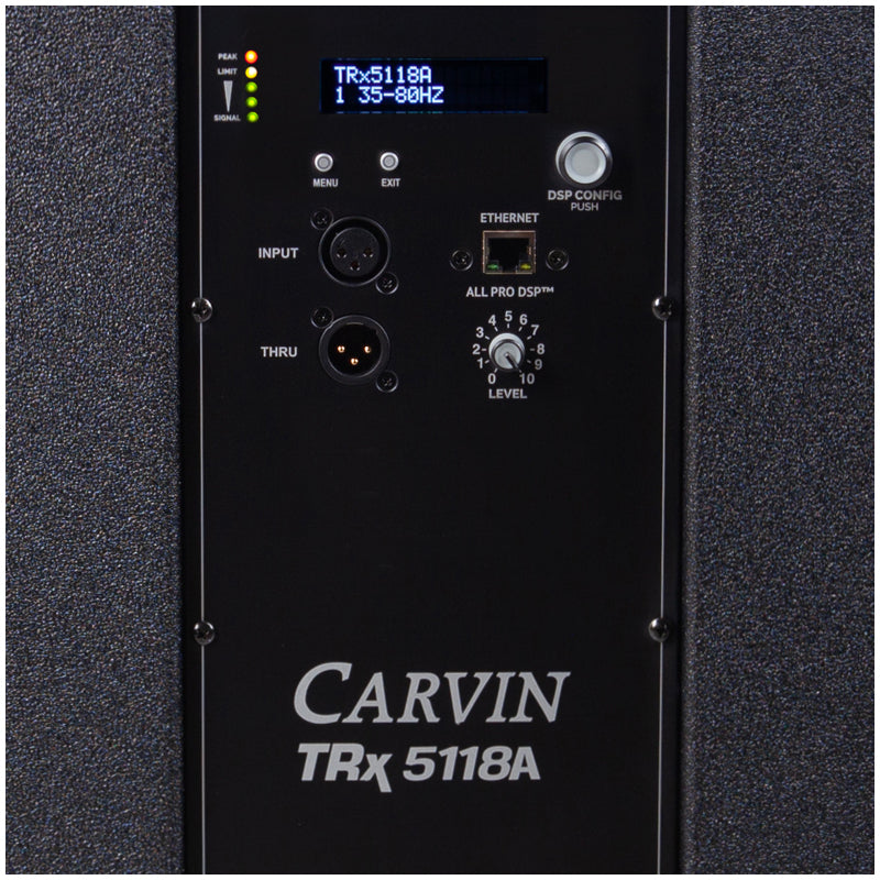 carvin trx5118a high output touring 18-inch subwoofer