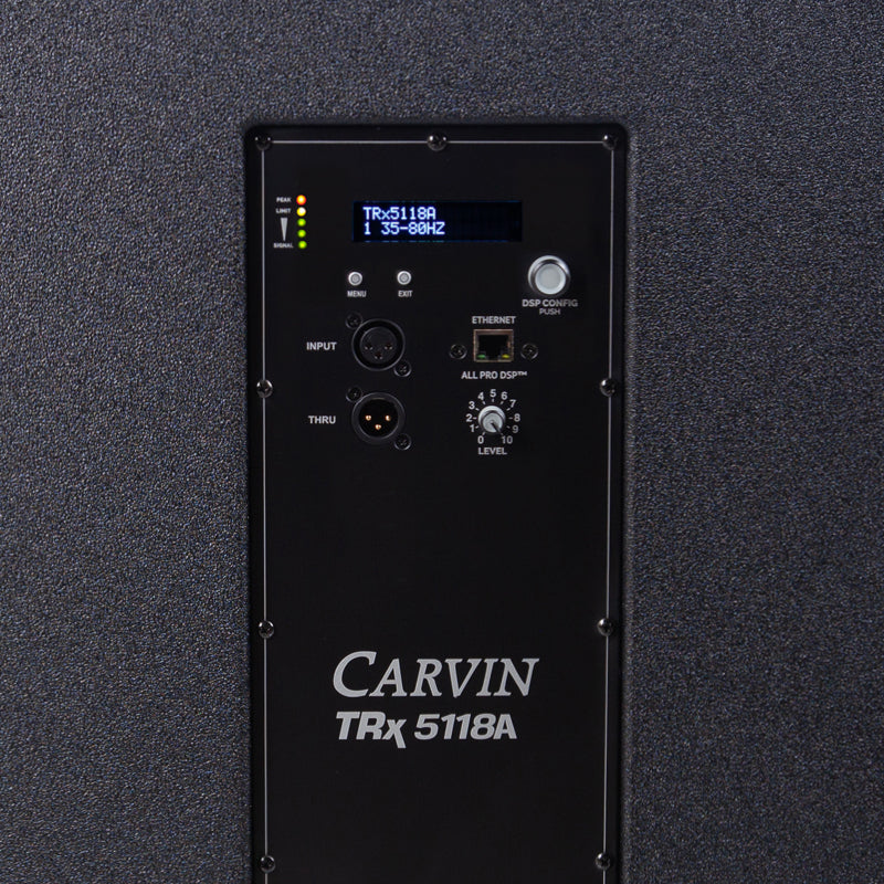carvin trx5118a high output touring 18-inch subwoofer