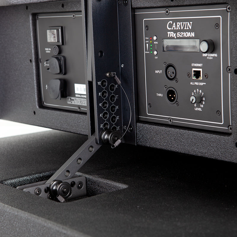 carvin trx5210an ground stack on subwoofer