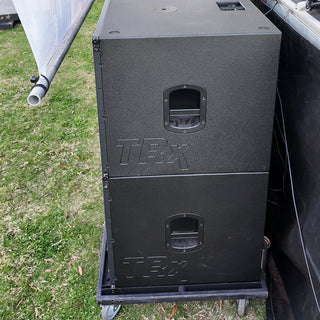 trx3118a 18-inch active subwoofer at live show