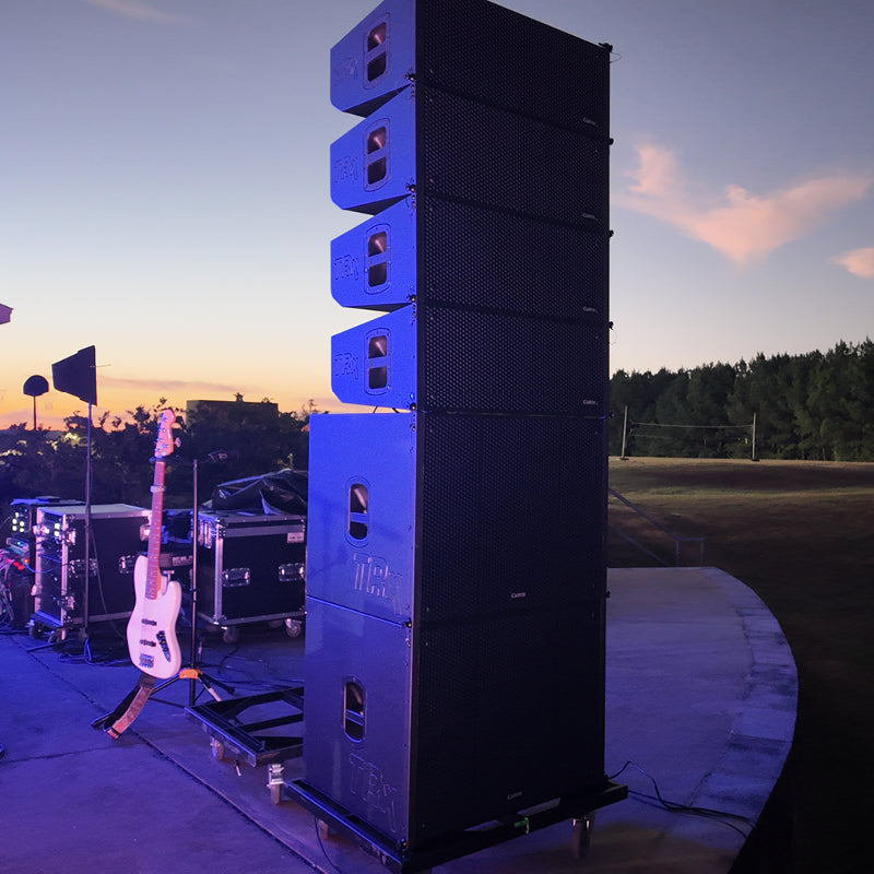 trx3118a 18-inch active subwoofer at live show