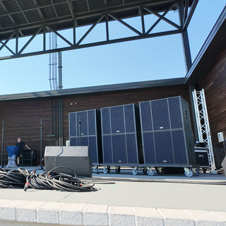 trx3118a 18-inch active subwoofer at live show