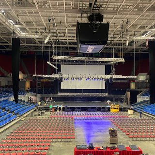 trx3118a 18-inch active subwoofer at live show