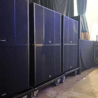 trx3118a 18-inch active subwoofer at live show