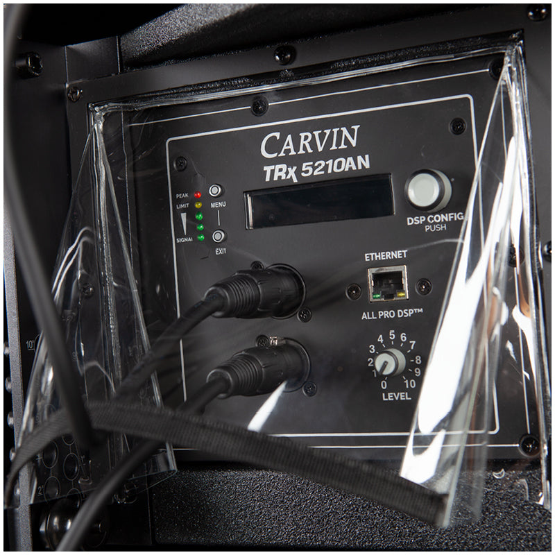 carvin ip45 weather rated line array with xlr connections