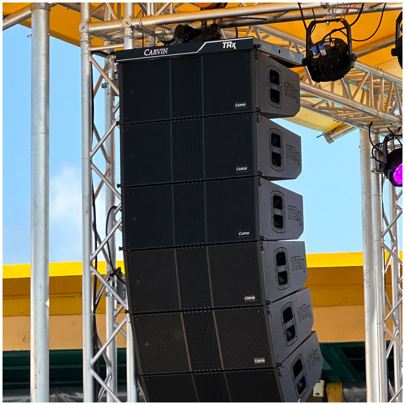 carvin trx 5000 series line array at lulu's in gulf shores alabama