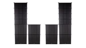 active line array system for outdoor music festivals. IP45 rated