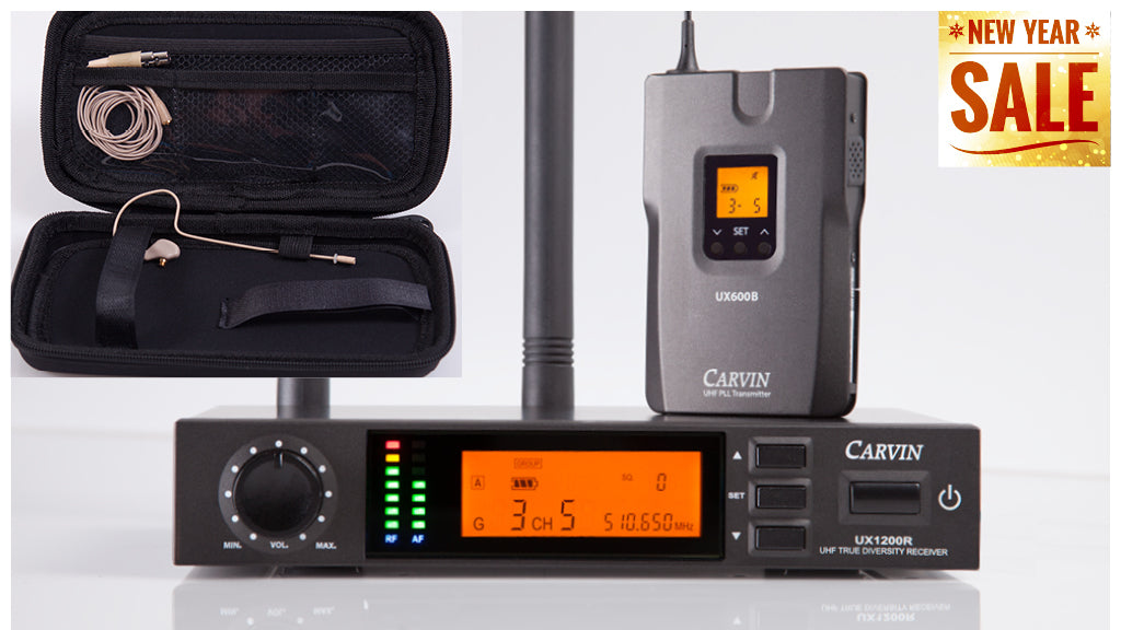 carvin wireless headset microphone system