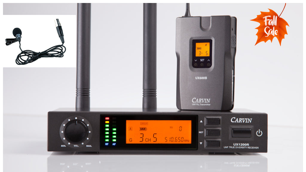 ux1200lp1 wireless lapel system