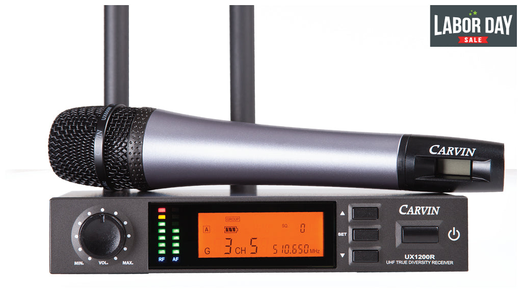 wireless handheld microphone system
