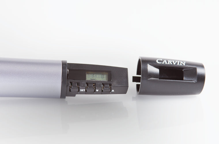carvin ux1200mc hand held wireless microphone display