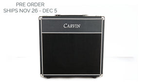 carvin v112e 100w guitar extension cabinet 8-ohms with eminence speaker