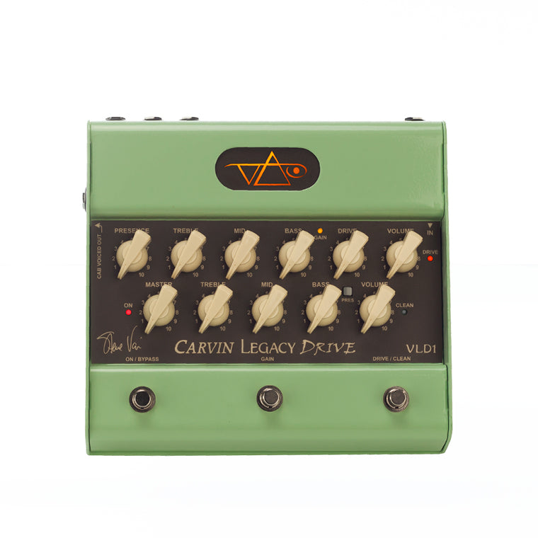 carvin steve vai legacy drive all tube guitar preamp pedal vld1