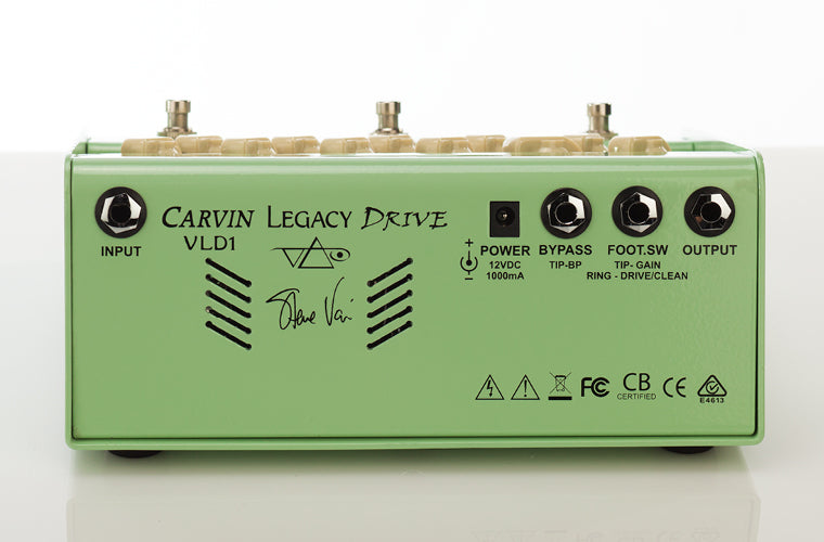 steve vai effects pedals Carvin Amplifiers Vld1 Steve Vai Legacy Drive Tube Preamp Guitar Pedal
