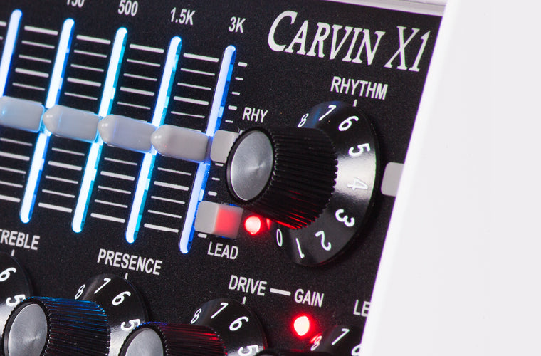 Carvin x1 tube preamp guitar pedal rhythm control