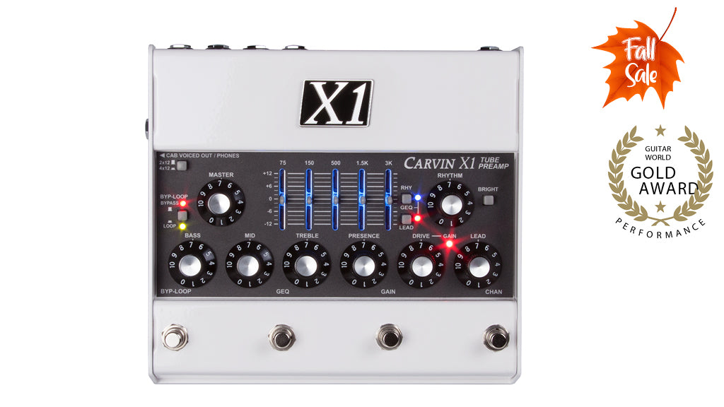 X1 all tube guitar preamp