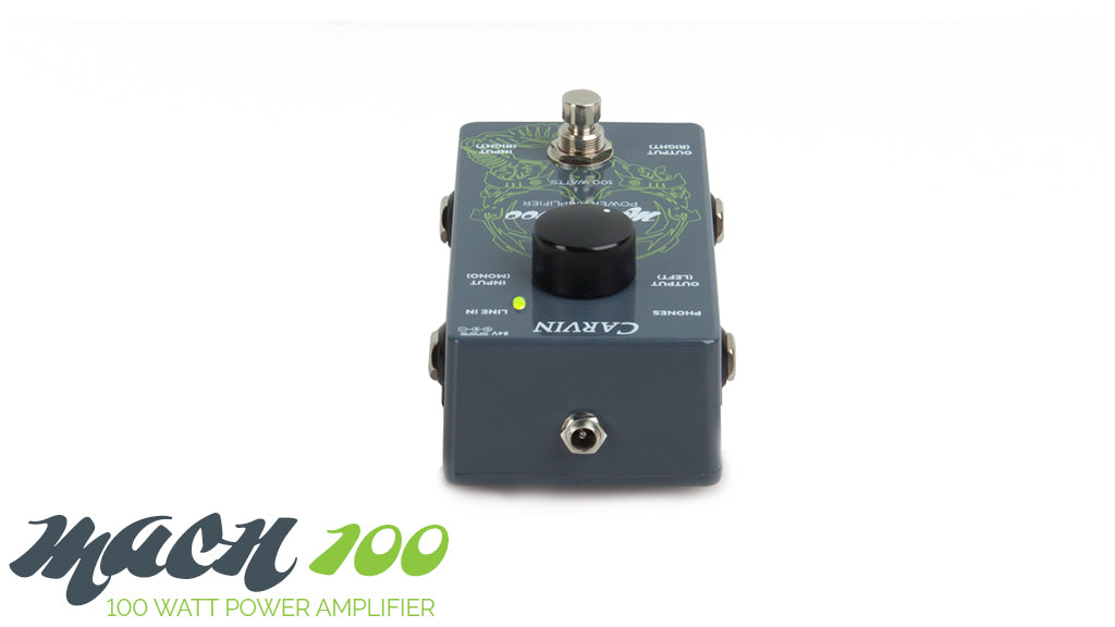 watt pedal MACH100 100W Stereo Guitar Pedal Amplifier