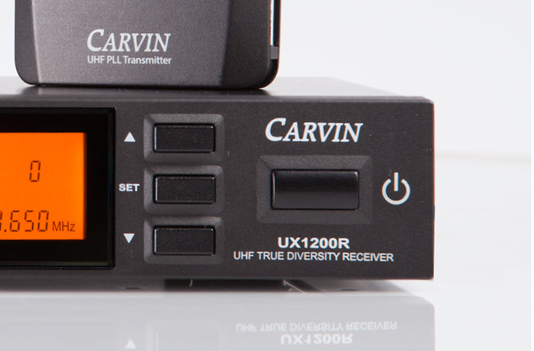 Carvin ux1200lp1 wireless lapel microphone system