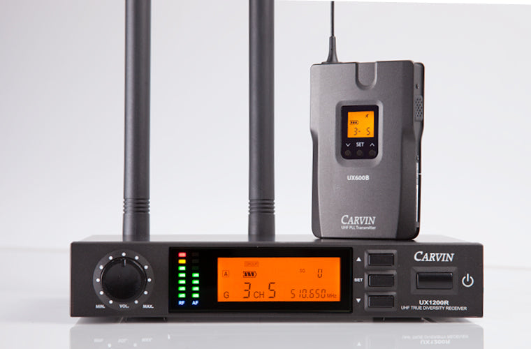UX1200LP1 Wireless Lapel Microphone - Carvin Audio