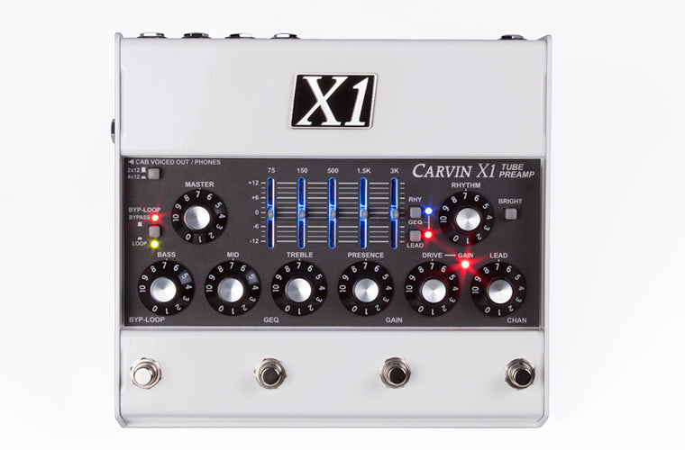 tube effect pedal X1 All Tube Preamp Pedal with 12Ax7 Tubes